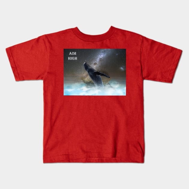 Aim High Kids T-Shirt by Dr_hana